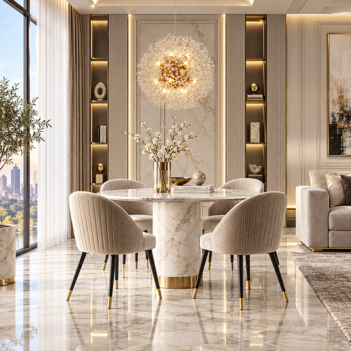BT - GL85C24BR CHANDELIER