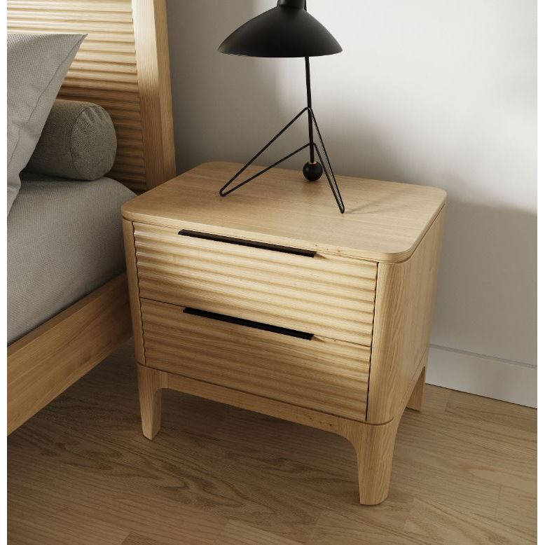 VG -MODREST SEATTLE- MODERN NATURAL OAK BEDROOM SET