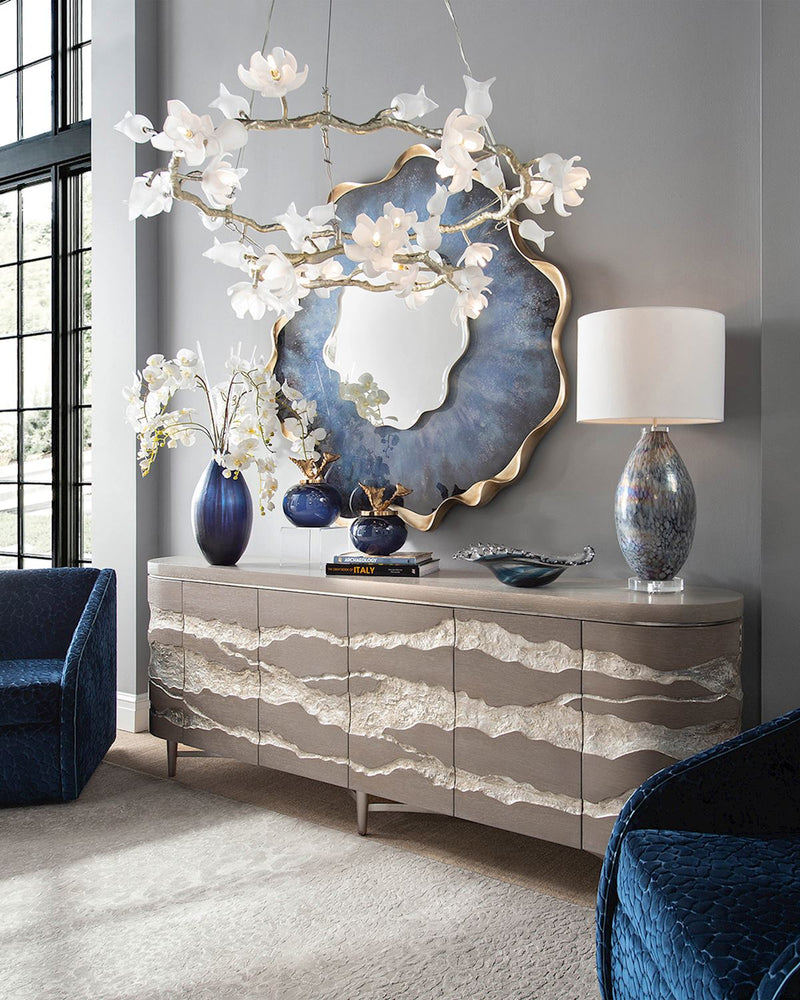 JR - DIRILLO MIRROR, BLUE AGATE