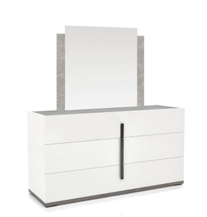 ST - WHITE MARA DRESSER AND MIRROR