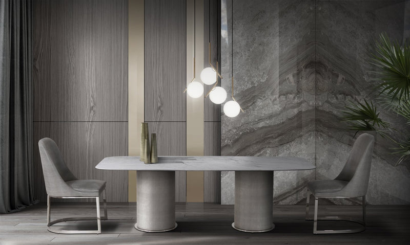 SI - PRESTIGE ROUND ITALIAN MARBLE DINING TABLE