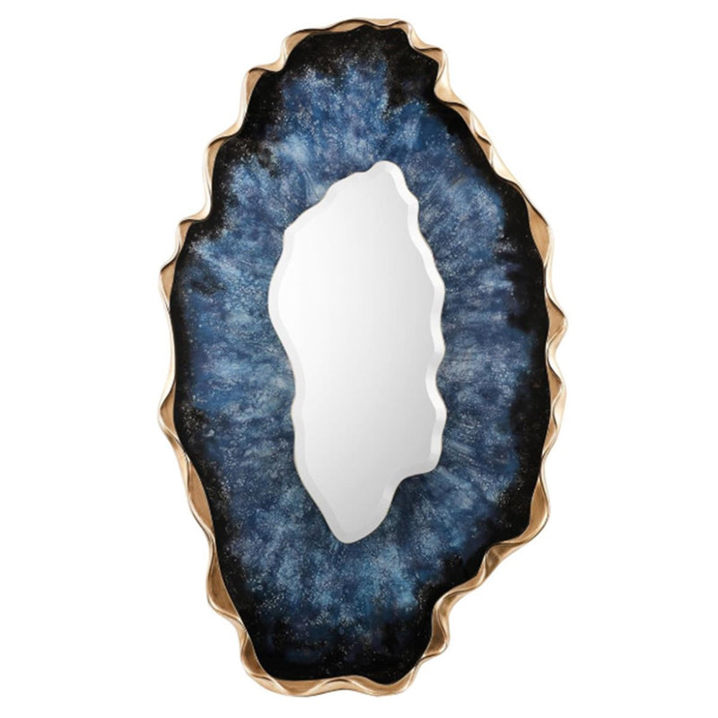 JR - DIRILLO MIRROR, TALL BLUE AGATE
