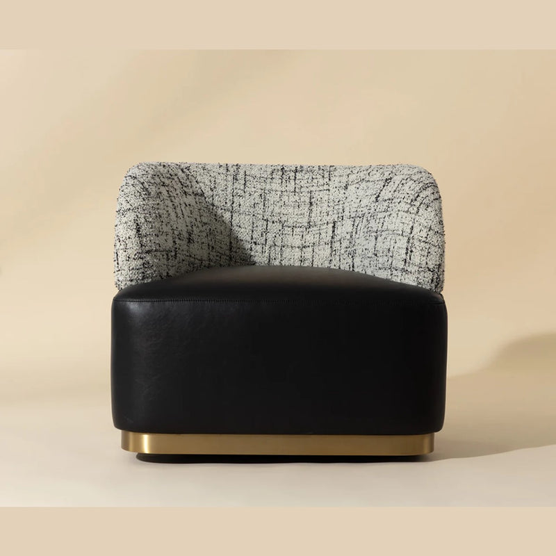 SP - BRINDA SWIVEL LOUNGE CHAIR BRAVO BLACK