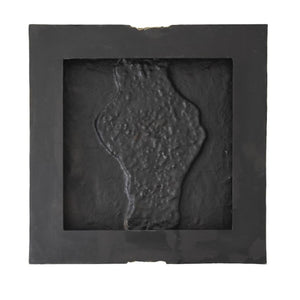 PC-GEODE TEXTURE PANEL BLACK AND GOLD, WALL DECOR