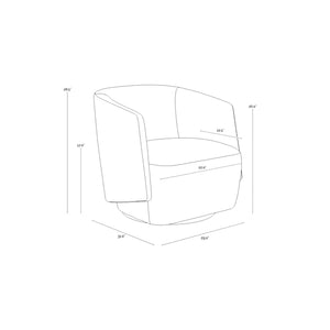 SP - SARINA SWIVEL LOUNGE CHAIR