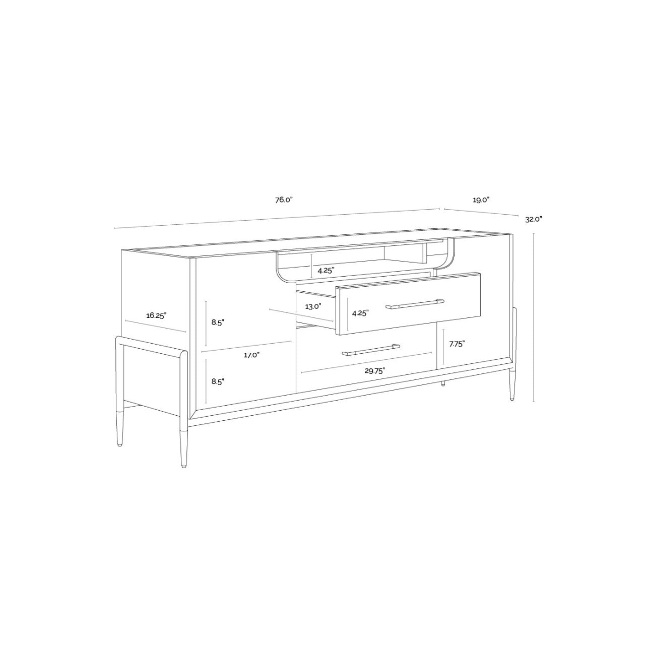 SP - WELDRICK SIDEBOARD