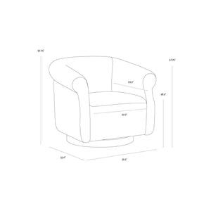 SP - LIBBY SWIVEL LOUNGE CHAIR