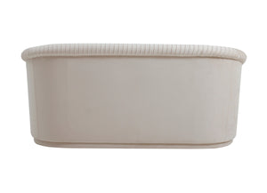 TV - YARA PLEATED VELVET LOVESEAT