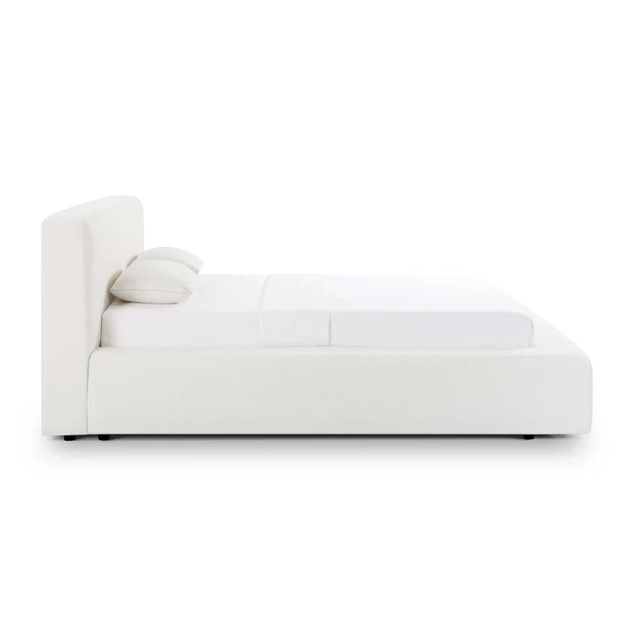 TV-MEENA CREAM UPCYCLED PERFORMANCE LINEN STORAGE BED