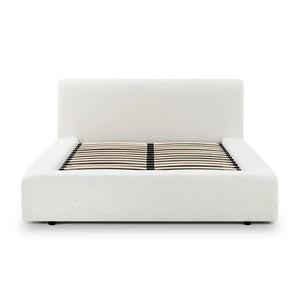 TV-MEENA CREAM UPCYCLED PERFORMANCE LINEN STORAGE BED