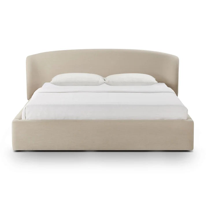 TV-COREY UPCYCLED PERFORMANCE LINEN STORAGE BED