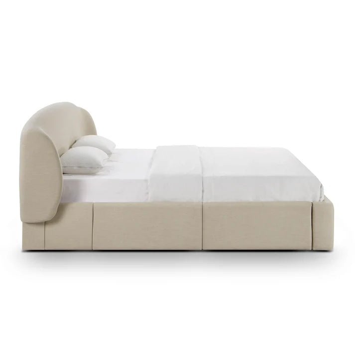 TV-COREY UPCYCLED PERFORMANCE LINEN STORAGE BED