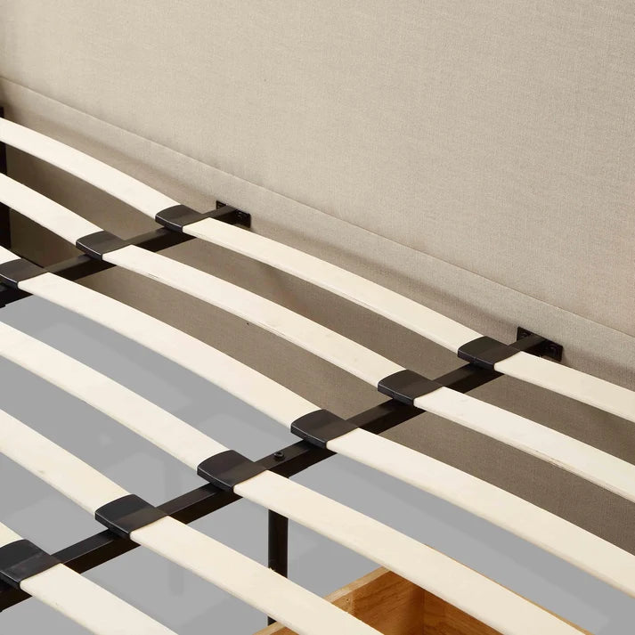 TV-COREY UPCYCLED PERFORMANCE LINEN STORAGE BED