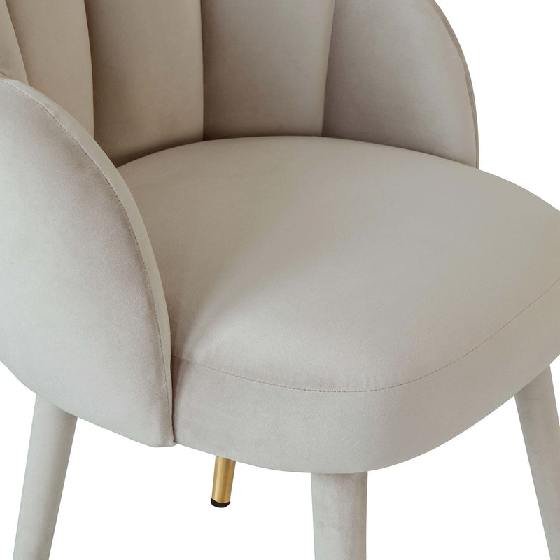 TV - GARDENIA VELVET DINING CHAIR