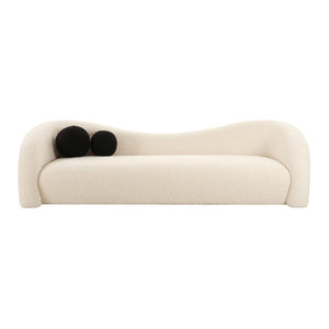 TV-LEONIE FAUX SHEARLING SOFA (84