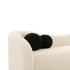 TV-LEONIE FAUX SHEARLING SOFA (84