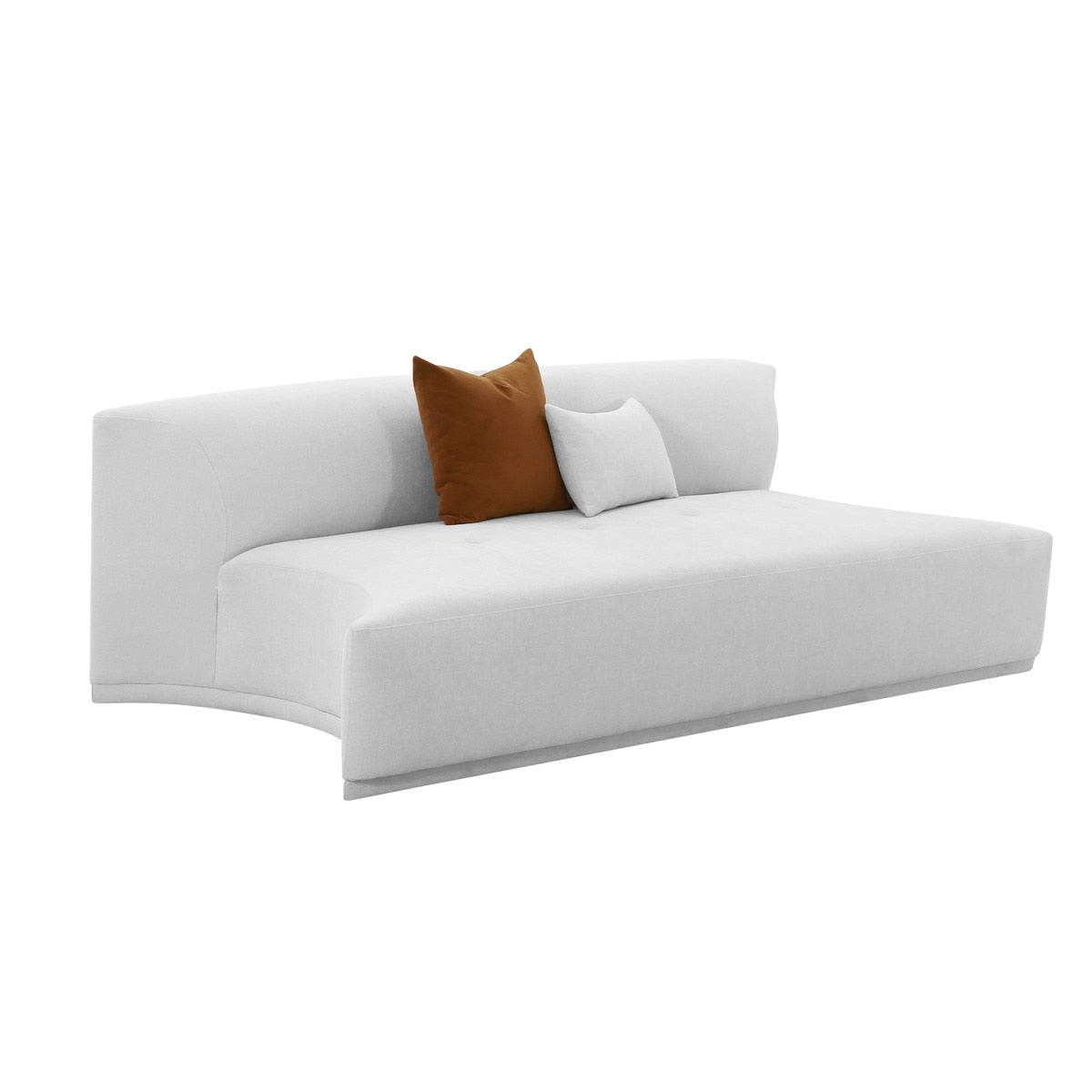 TV-Fickle Modular Armless Loveseat