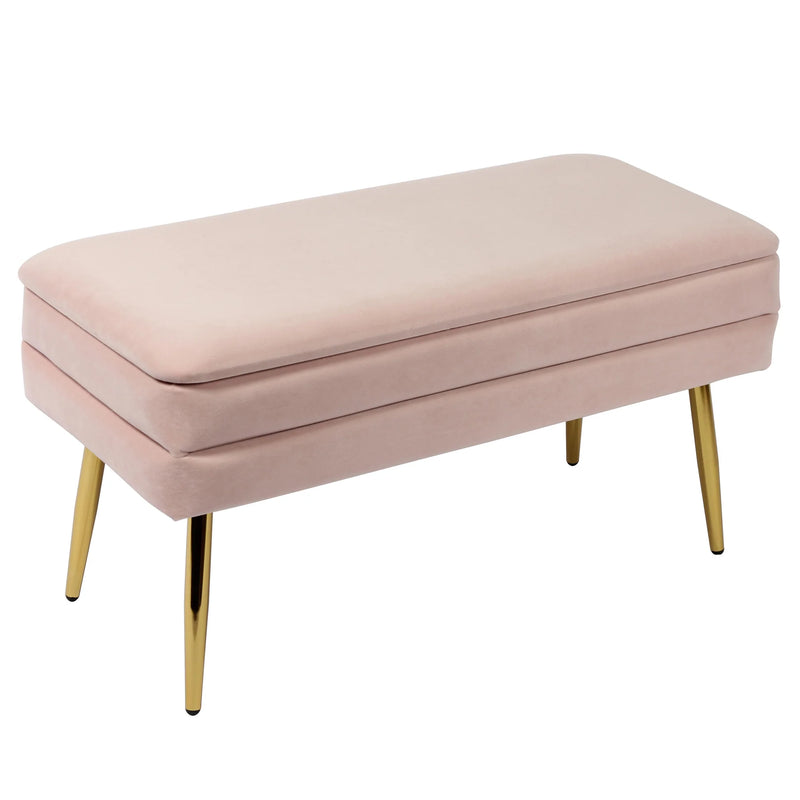 TV-ZIVA VELVET STORAGE BENCH