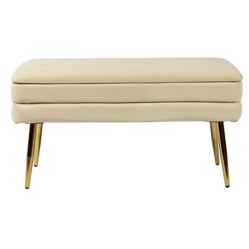 TV-ZIVA VELVET STORAGE BENCH