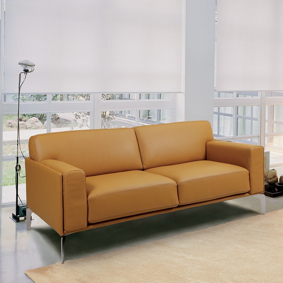 BL - ALESSIA LEATHER LOVESEAT