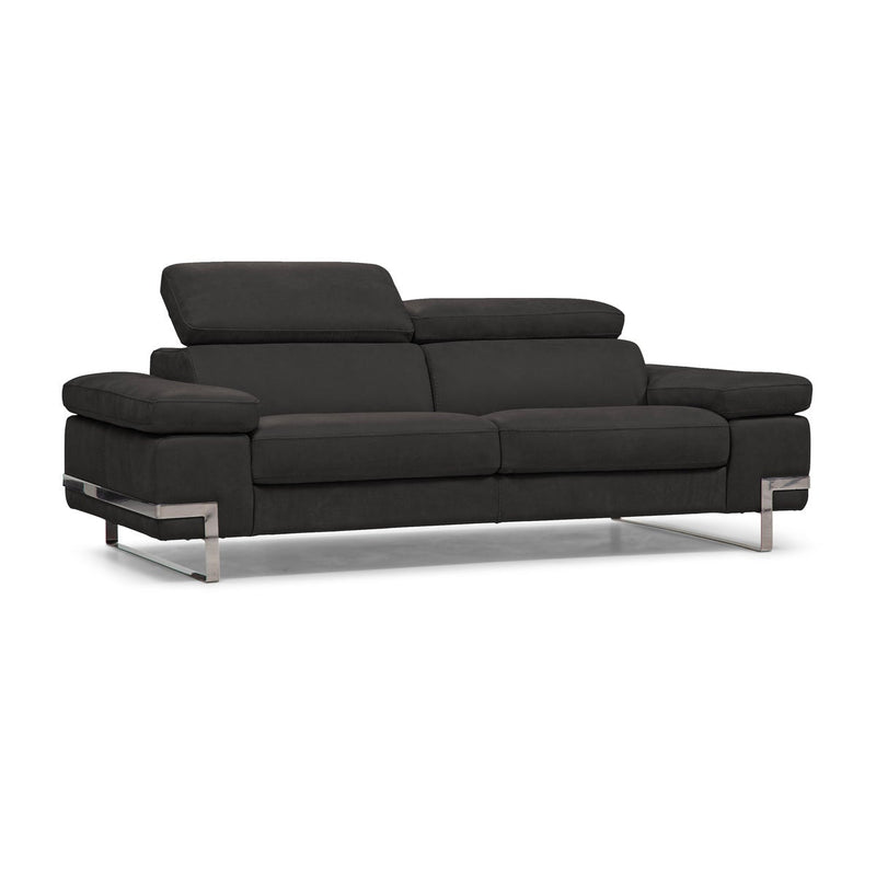 BL - AMANDA LEATHER LOVESEAT