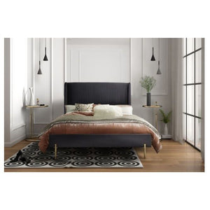 Copy of VG - ASPEN GLAM BEIGE BONDED LEATHER & GOLD BED