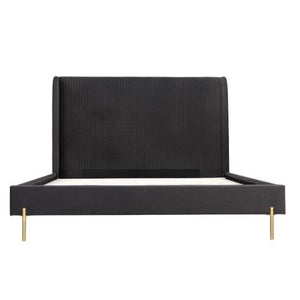 Copy of VG - ASPEN GLAM BEIGE BONDED LEATHER & GOLD BED