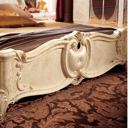 EF - BAROCCO IVORY BED