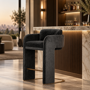 MB-LARK COUNTER STOOL CARBON BLACK