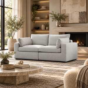 MB-ALTA LOVESEAT OAT TWEED