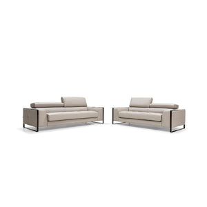 BL - DANIELA LEATHER LOVESEAT