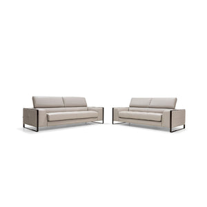 BL - DANIELA LEATHER LOVESEAT