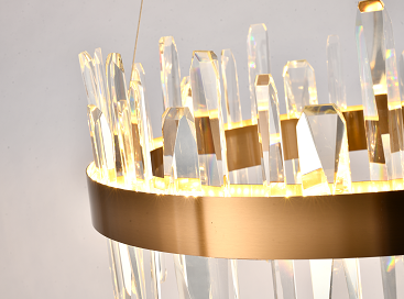 CR - OPUS GOLD CHANDELIER