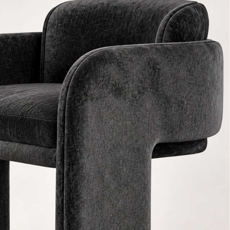 MB-LARK COUNTER STOOL CARBON BLACK
