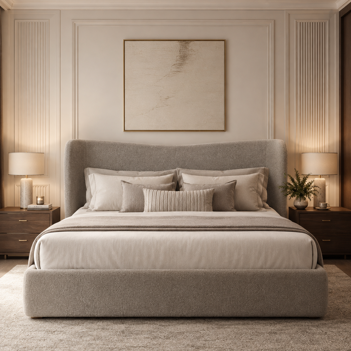 MB - HARLOW UPHOLSTERED STORAGE BED