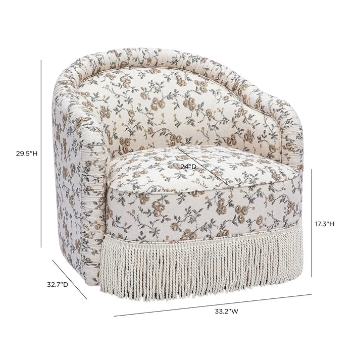 TV-PAMELA TASSELEDLOUNGE ACCENT CHAIR
