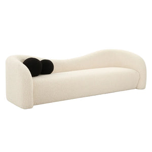 TV-LEONIE FAUX SHEARLING SOFA (84