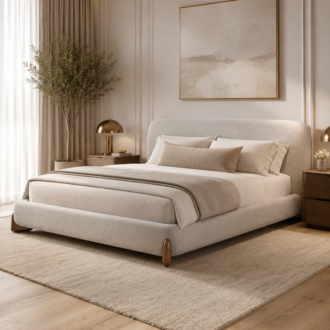 MB - MESA UPHOLSTERED BED