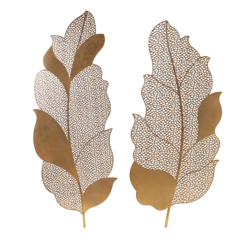 UT - AUTUMN LACE WALL DECOR S/2