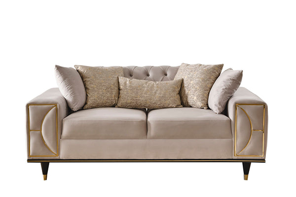 LX - Stella Cream Sofa