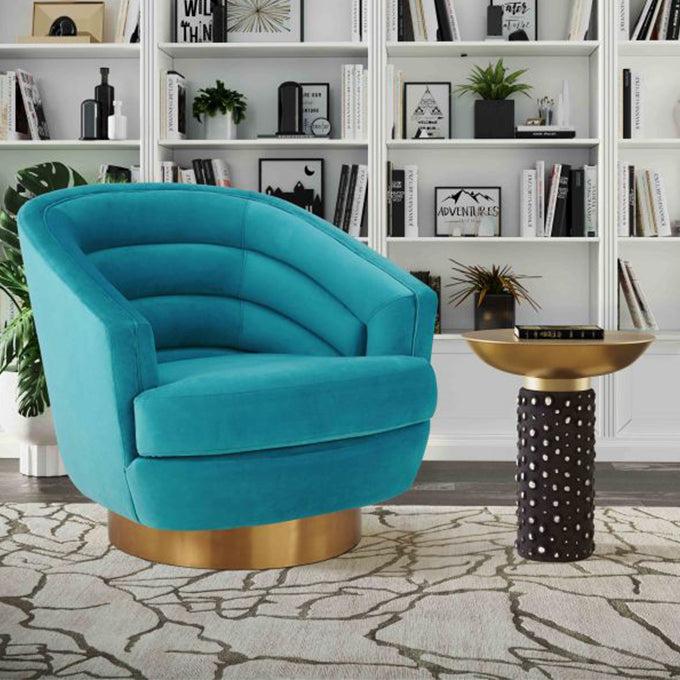 TV - CANYON BLUE SWIVEL CHAIR