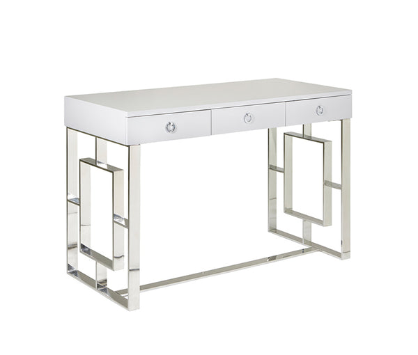 XC - BACCARAT WHITE SILVER DESK