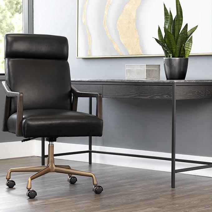 SP - COLLIN OFFICE CHAIR - BROWN