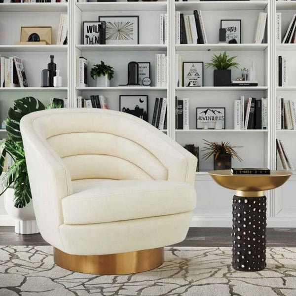 TV - CANYON CREAM  SWIVEL CHAIR