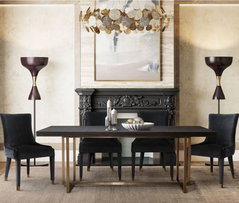 TV - DIAMOND GREY DINING CHAIR S/2