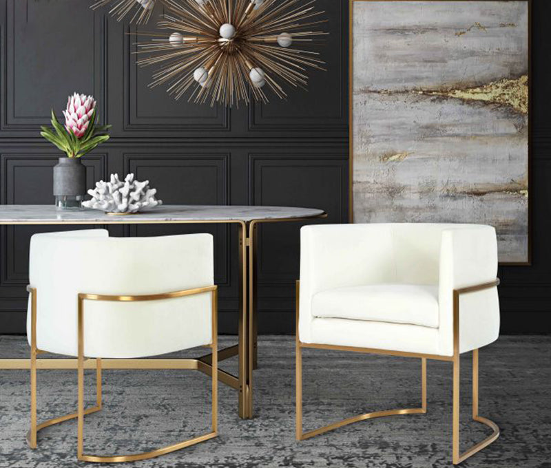 TV - GISELLE CREAM DINING CHAIR