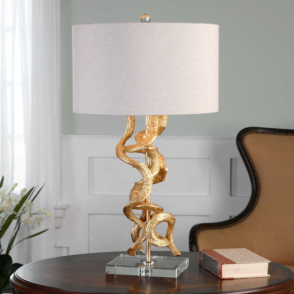 UT - TWISTED VINES TABLE LAMP