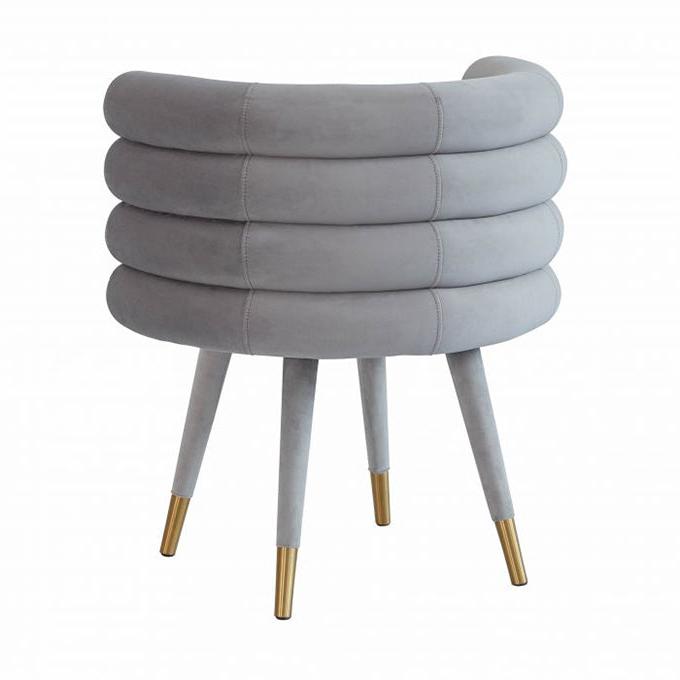 TV - BETTY GREY VELVET DINING CHAIR