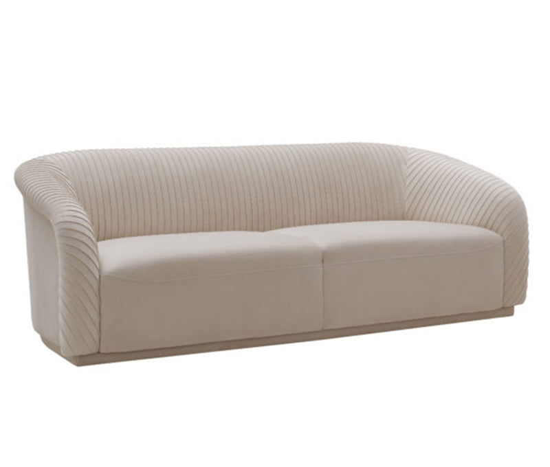 TV - YARA PLEATED VELVET SOFA