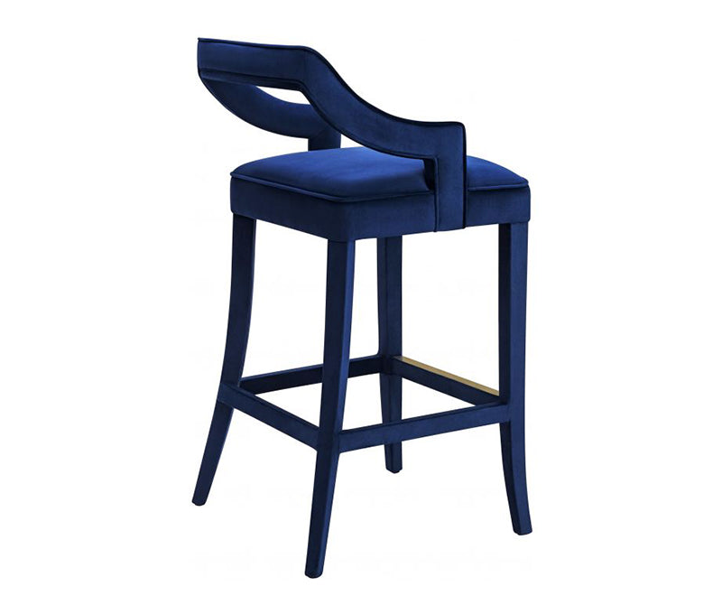 TV - TIFFANY VELVET COUNTER STOOL